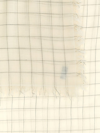 White Wool Foulard