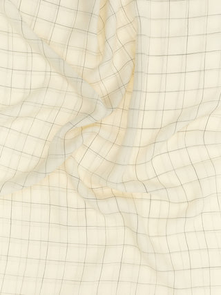 White Wool Foulard