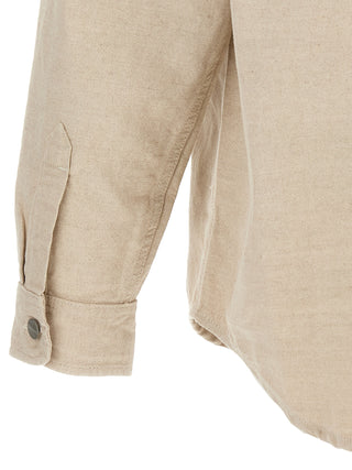 Beige Cotton Shirt