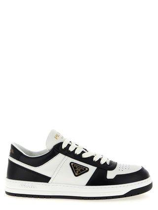 Bicolor Calfskin Low Top Sneakers