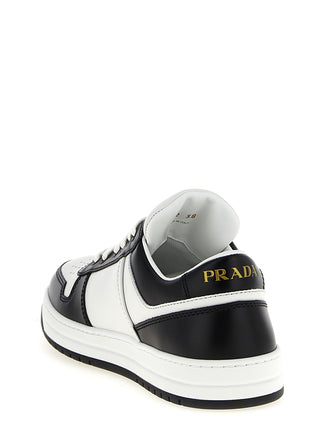 Bicolor Calfskin Low Top Sneakers