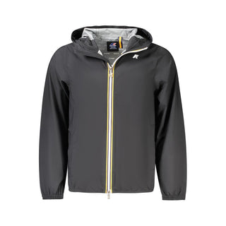 Black Polyester Mens Jacket