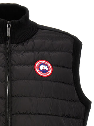 Black Polyamide Sleeveless Jacket