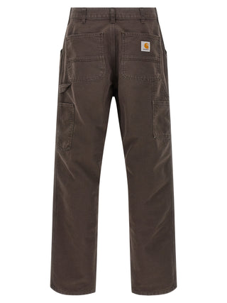 Brown Organic Cotton Casual Pants
