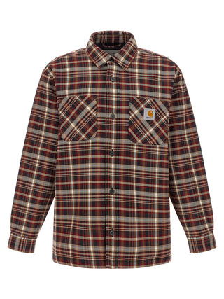 Red Cotton Pattern Shirt