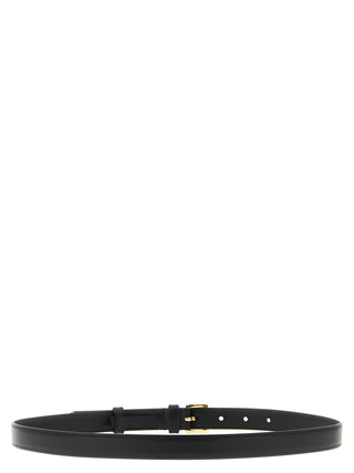 Black Calfskin Regular Belt