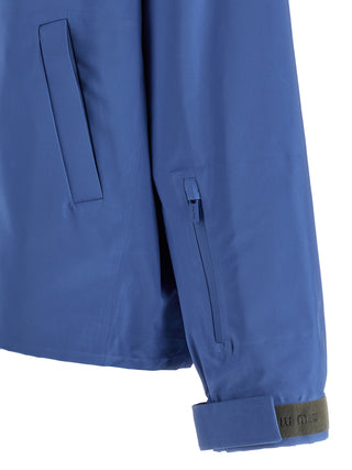 Blue Recycled Polyester Shell Jacket