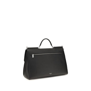 Black Calf Leather Bos Taurus Shoulder Bag