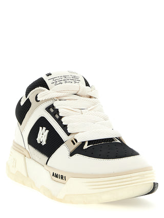 Bicolor Calfskin Athletic Sneakers