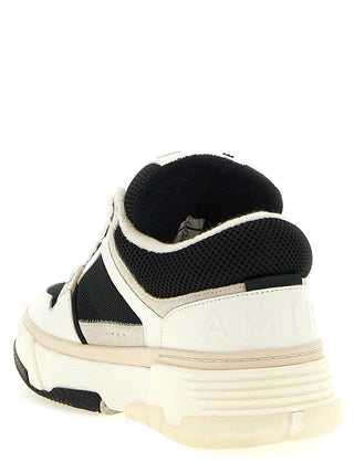 Bicolor Calfskin Athletic Sneakers
