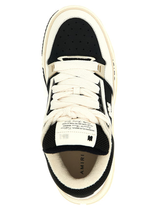 Bicolor Calfskin Athletic Sneakers