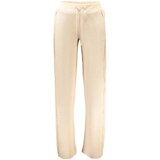 Beige Lyocell Womens Trousers