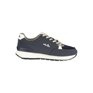 Blue Polyester Men's Sneaker