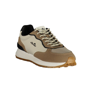 Beige Fabric Men's Sneaker