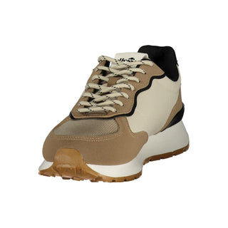 Beige Fabric Men's Sneaker