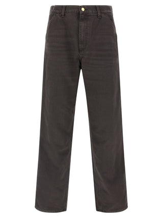 Brown Organic Cotton Casual Pants