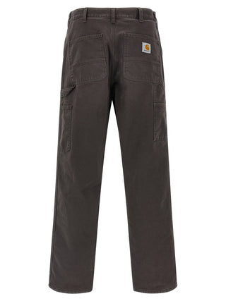 Brown Organic Cotton Casual Pants