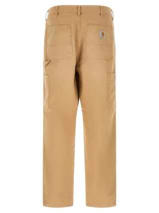 Brown Organic Cotton Casual Pants