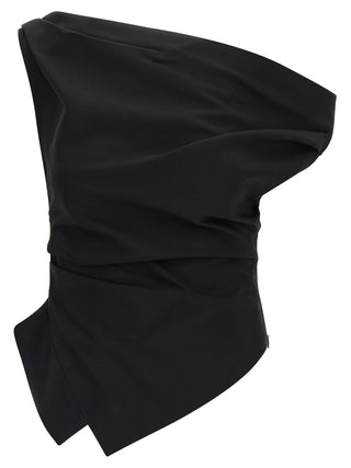 Black Viscose Tank Tops