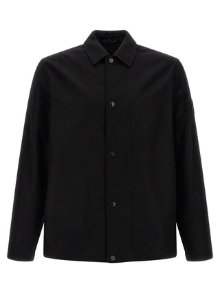 Black Virgin Wool Blouse