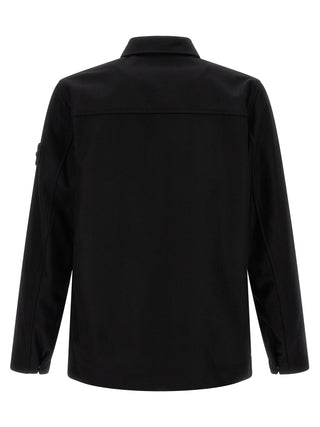 Black Virgin Wool Blouse