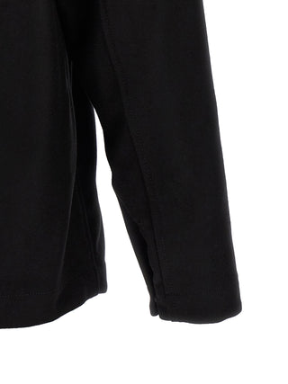 Black Virgin Wool Blouse