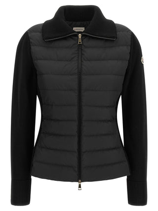 Black Polyester Cardigan