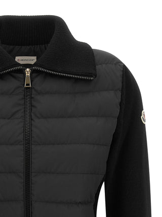 Black Polyester Cardigan