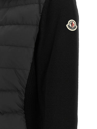 Black Polyester Cardigan