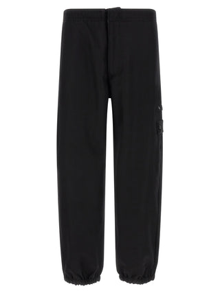 Black Virgin Wool Cargo Pants