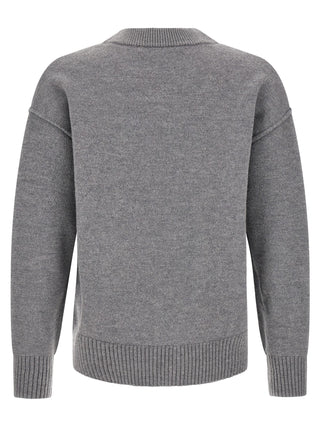 Gray Wool Cardigan