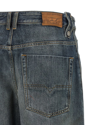 Blue Cotton Relaxed Fit Jeans