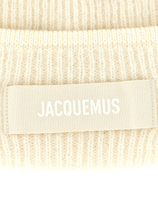 White Wool Beanie