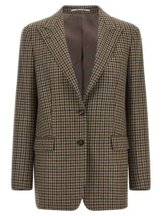 Brown Virgin Wool Blazer