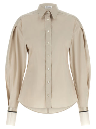 Beige Cotton Blouse