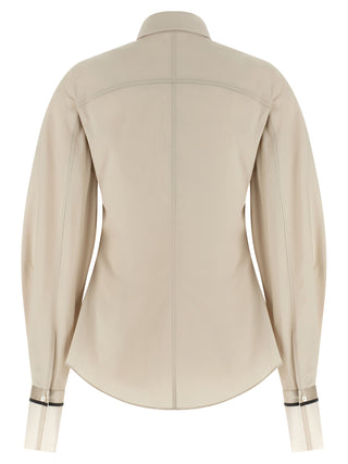Beige Cotton Blouse