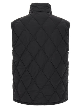 Black Polyamide Sleeveless Jacket