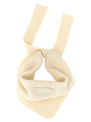 White Wool Scarf