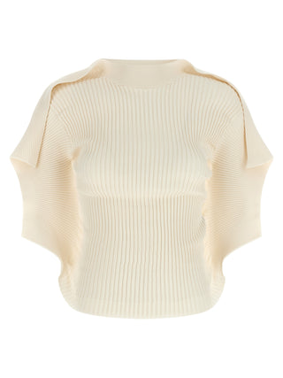 White Polyester Shortsleeve Shirt