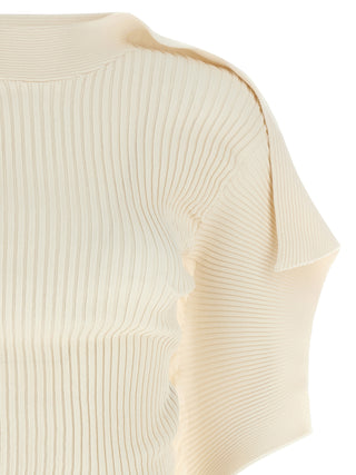 White Polyester Shortsleeve Shirt