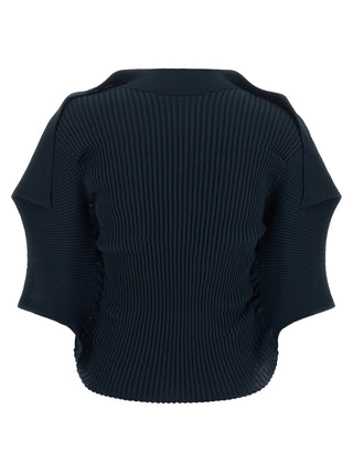 Blue Polyester Pattern Shirt