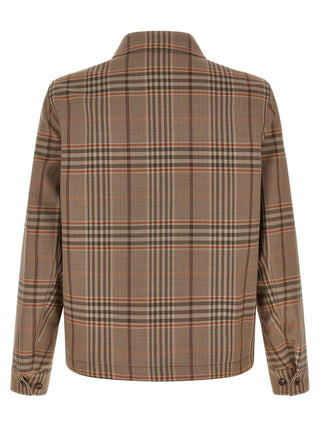 Beige Wool Full-Length Jacket