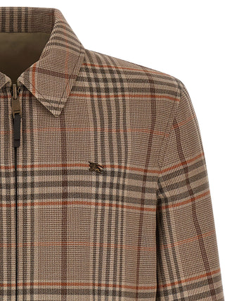 Beige Wool Full-Length Jacket