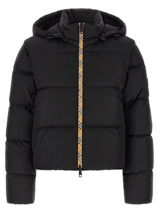 Black Polyamide Sleeveless Jacket