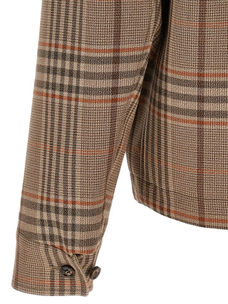 Beige Wool Full-Length Jacket