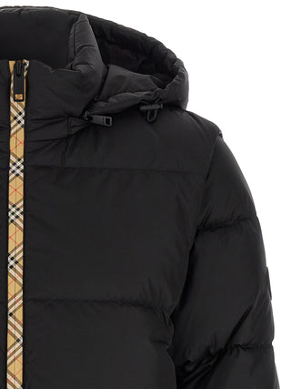 Black Polyamide Sleeveless Jacket