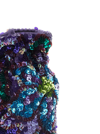 Purple Polyamide Shoulder Bag