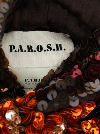 Brown Polyamide Shoulder Bag