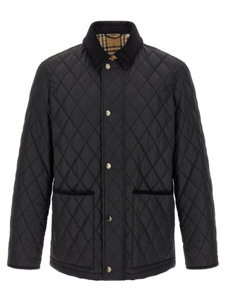 Black Polyamide Full-Length Jacket