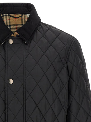 Black Polyamide Full-Length Jacket